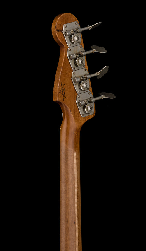 Fender Custom Shop Empire 58 Precision Bass Heavy Relic - Faded Aged Ebony Transparent #87719