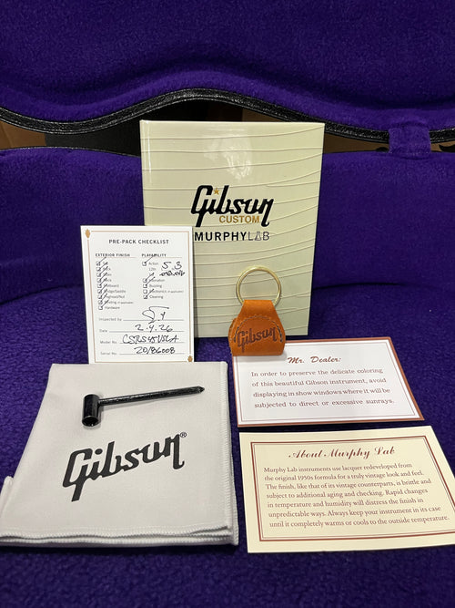 Gibson Custom Shop 1942 Banner Murphy Lab J-45 Light Aged - Vintage Sunburst #86008