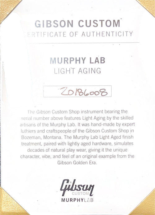 Gibson Custom Shop 1942 Banner Murphy Lab J-45 Light Aged - Vintage Sunburst #86008