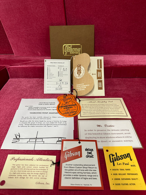 Gibson Custom Shop 1958 Mahogany Flying V - Antique Natural #86255