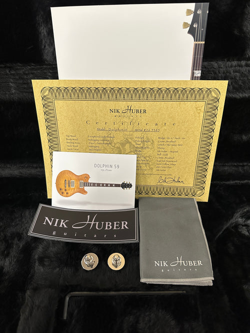 Nik Huber Guitars Dolphin II - Tigereye #65385