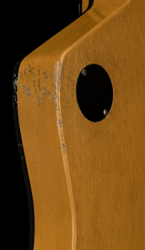 Used Gretsch Custom Shop Masterbuilt Gonzalo Madrigal G6199 Caddy Bo Relic (2022) - Super Faded TV Yellow #12396 with Original Hard Case