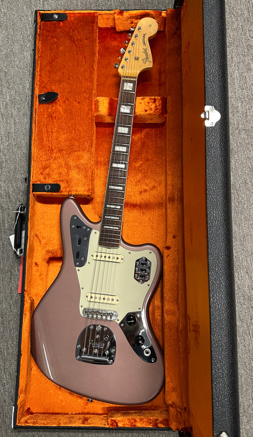 Used Fender 50th Anniversary Jaguar (2012) - Burgundy Mist Metallic #53116 with Original Hard Case