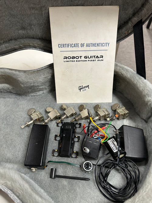 Used Gibson Limited Edition First Run Robot Guitar (2007) - Blue Burst #RG1920 with Original Hard Case