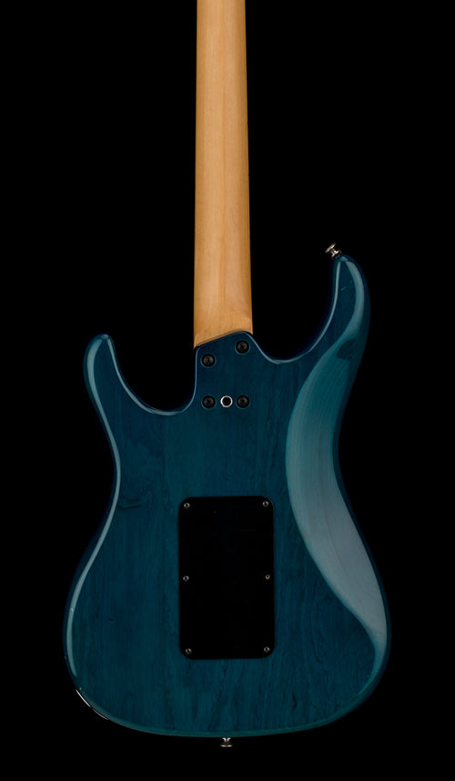 Used Peavey Axcelerator F (1994) - Transparent Blue #77574 with Gig Bag