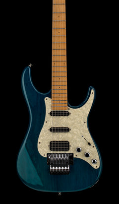 Used Peavey Axcelerator F (1994) - Transparent Blue #77574 with Gig Bag