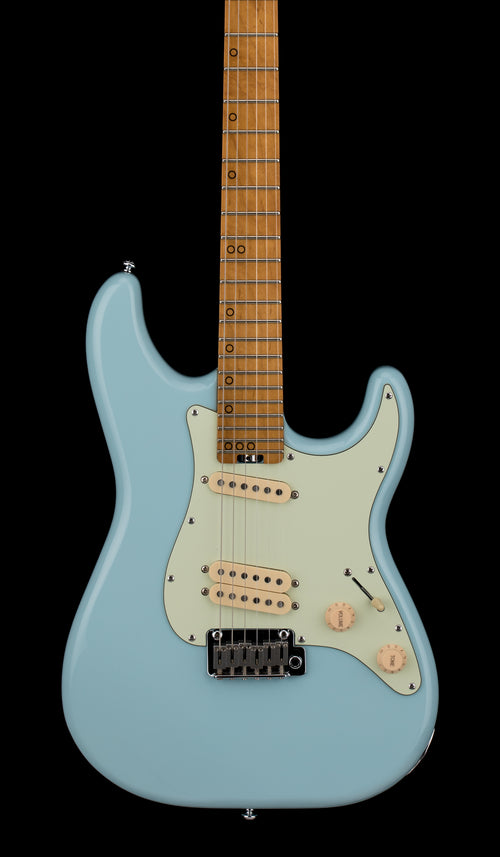 Used Schecter MV-6 (2022) - Super Sonic Blue #20332 with Gig Bag
