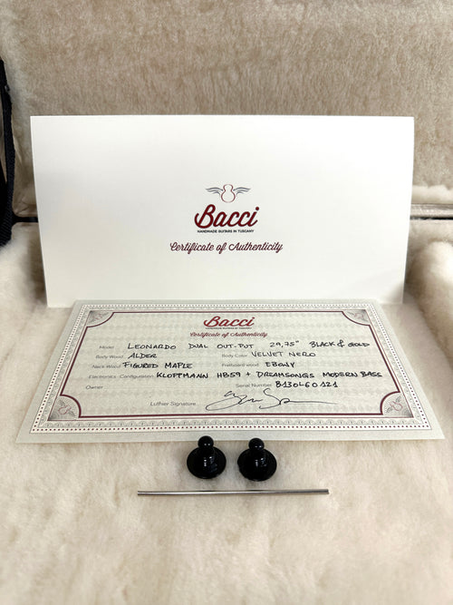 Bacci Leonardo Officina Capsule - Velvet Nero #60121