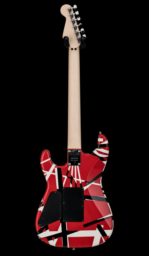 EVH Striped Series - Red with Black Stripes #00196