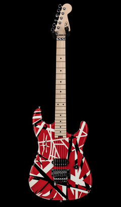 EVH Striped Series - Red with Black Stripes #00196