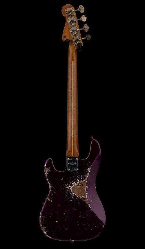 Fender Custom Shop Empire 58 Precision Bass Heavy Relic - Faded Aged Midnight Purple #78916