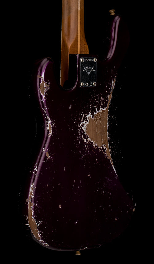 Fender Custom Shop Empire 58 Precision Bass Heavy Relic - Faded Aged Midnight Purple #78916