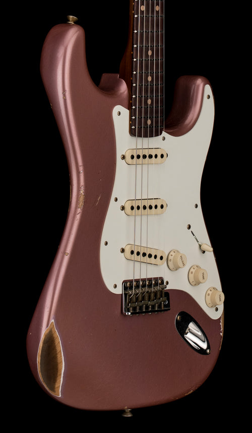 Fender Custom Shop Empire 59 Transition Stratocaster Relic - Faded Aged Burgundy Mist Metallic #19327