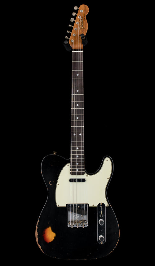 Fender Custom Shop Empire 67 Telecaster Relic - Aged Black/3-Color Sunburst #43220