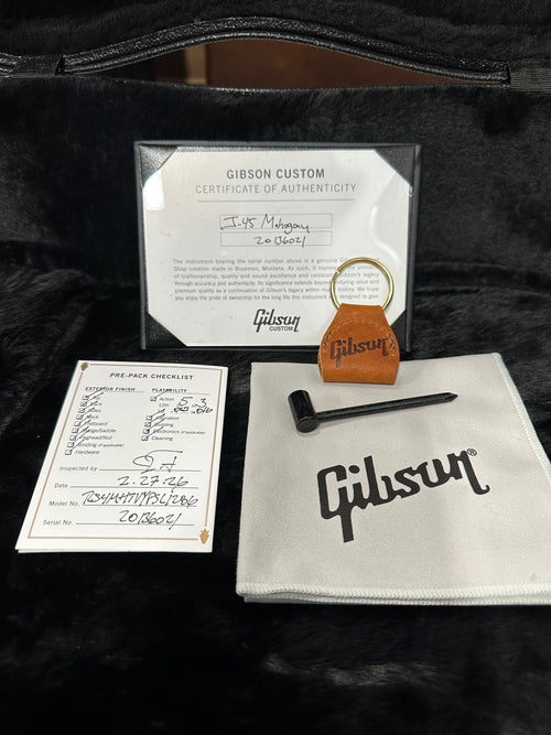 Gibson Custom Shop J-45 All Mahogany - TV Yellow #36021