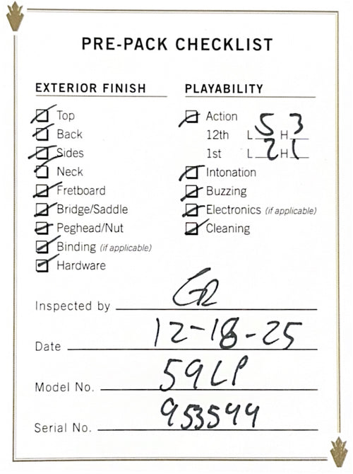 Gibson Custom Shop 1959 Les Paul Standard Murphy Lab Ultra Heavy Aged - Kindred Burst #53544