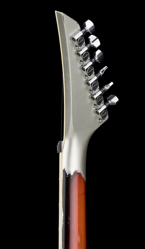 Jackson Custom Shop Korina SL2H FR Heavy Relic - Inca Silver over 3-Tone Sunburst #11624 (Empire Music Spec)