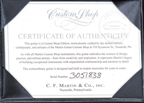 Martin Custom Shop OM-28 Style Guatemalan Rosewood #51838 (Empire Music Spec)