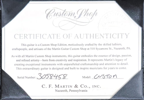 Martin Custom Shop 00-42 12-Fret Style Pale Moon Ebony #58458 (Empire Music Spec)
