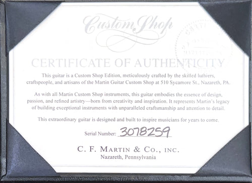 Martin Custom Shop 00-28 Style Pale Moon Ebony #78259 (Empire Music Spec)