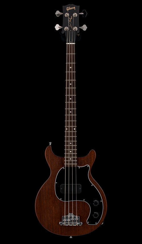 Used Gibson Les Paul Junior Tribute DC Bass (2019) - Worn Brown #90035 with Original Gig Bag