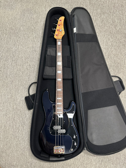 Used Mike Lull Custom P4 Bass (2025) - Charcoal Frost #4108 with Original Gig Bag