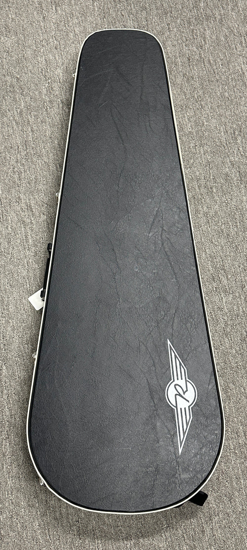Used Reverend Wildwood-Exclusive Double Agent W (2023) - Black Sparkle #59317 with Original Hard Case