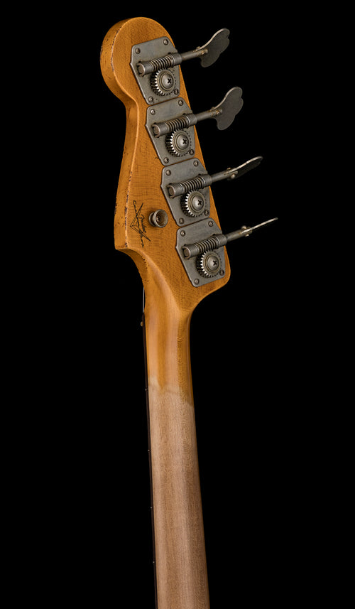 Fender Custom Shop 1961 Jazz Bass Heavy Relic - Bleached 3-Tone Sunburst #88214