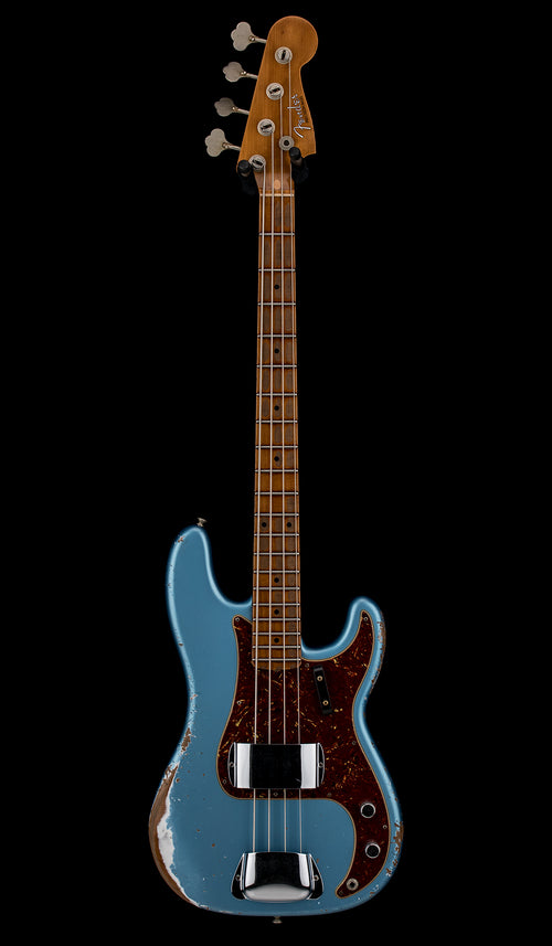 Fender Custom Shop Empire 58 Precision Bass Heavy Relic - Faded Aged Lake Placid Blue #91170