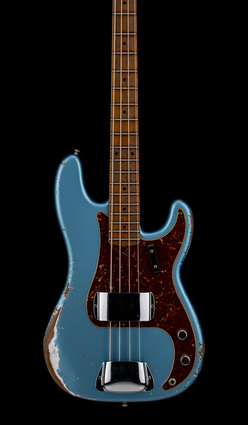Fender Custom Shop Empire 58 Precision Bass Heavy Relic - Faded Aged Lake Placid Blue #91170