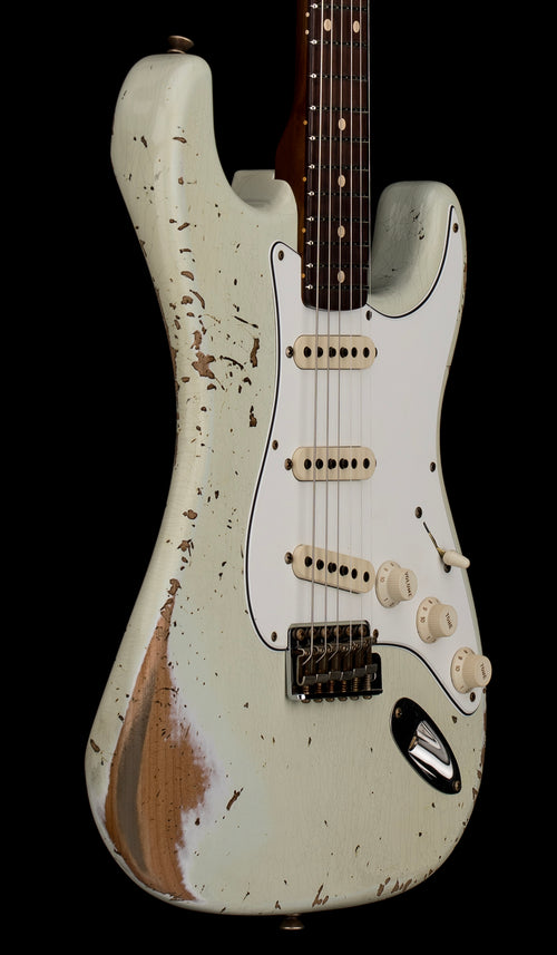 Fender Custom Shop Empire 59 Transition Stratocaster Heavy Relic - Faded Aged Tomatillo Green #19663