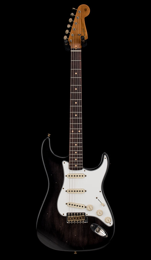 Fender Custom Shop Empire '59 Transition Stratocaster Journeyman Relic - Aged Ebony Transparent #20353