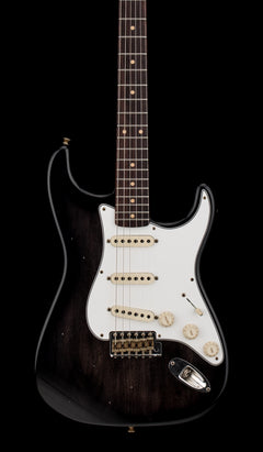 Fender Custom Shop Empire '59 Transition Stratocaster Journeyman Relic - Aged Ebony Transparent #20353