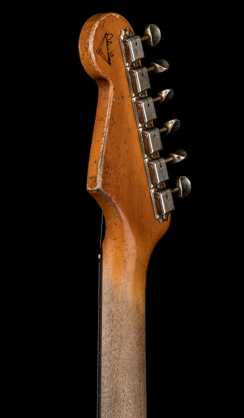Fender Custom Shop Masterbuilt Dale Wilson 1961 Stratocaster Heavy Relic - Dark Lake Placid Blue over Lake Placid Blue #91709