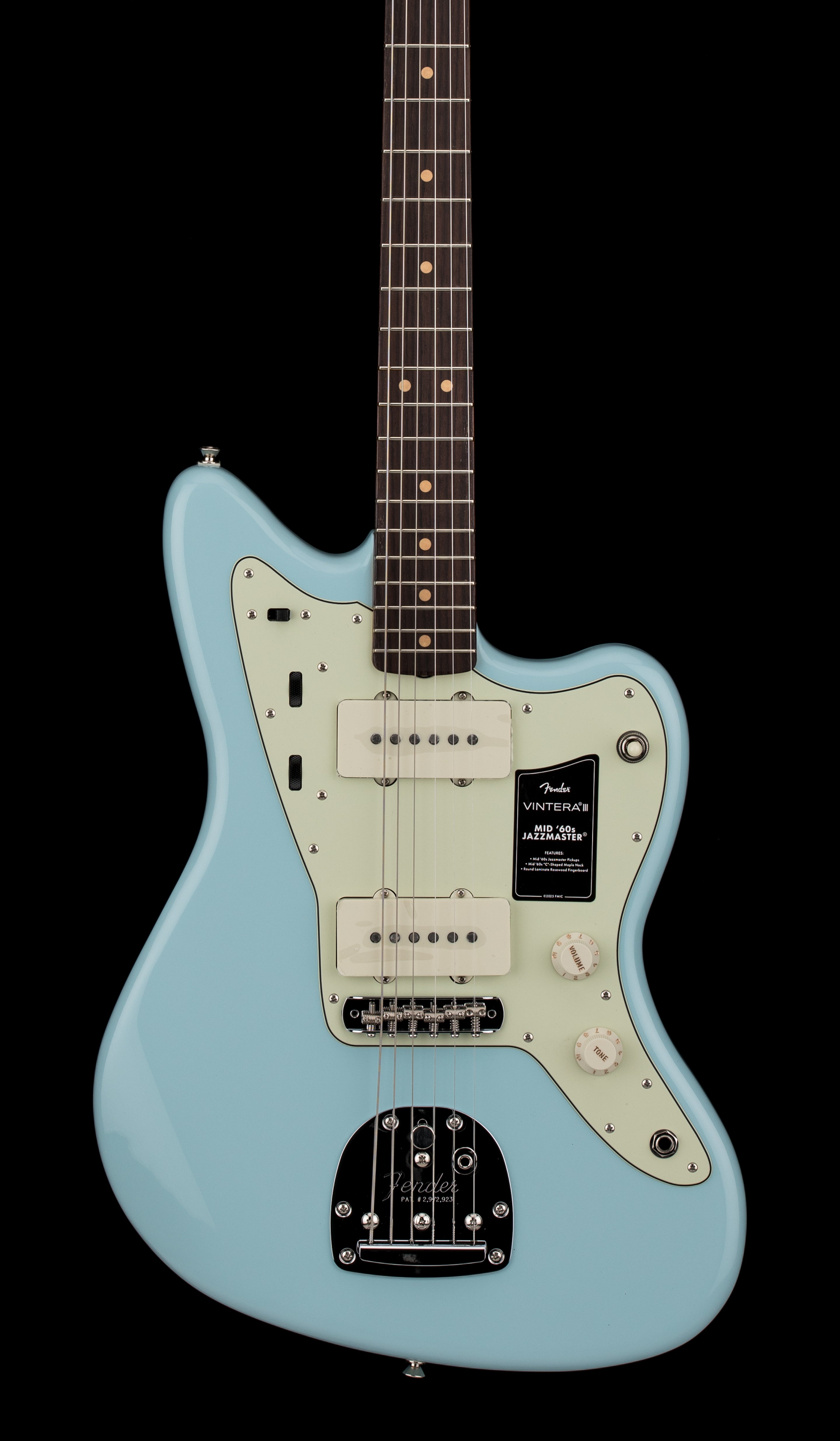ギター Fender MEX Vintera '60s Jazzmaster Fender Vintera III Mid '60s Jazzmaster - Sonic Blue #37967