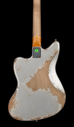 Fender Custom Shop NAMM Masterbuilt Apprentice Dylan Delpizzo-Howell 1962 Jazzmaster Ultra Heavy Relic - Inca Silver #78858