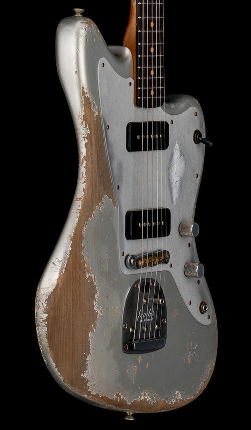 Fender Custom Shop NAMM Masterbuilt Apprentice Dylan Delpizzo-Howell 1962 Jazzmaster Ultra Heavy Relic - Inca Silver #78858
