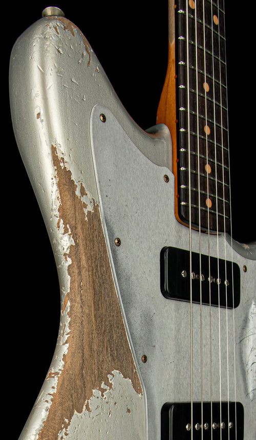 Fender Custom Shop NAMM Masterbuilt Apprentice Dylan Delpizzo-Howell 1962 Jazzmaster Ultra Heavy Relic - Inca Silver #78858