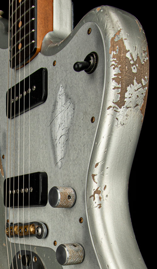Fender Custom Shop NAMM Masterbuilt Apprentice Dylan Delpizzo-Howell 1962 Jazzmaster Ultra Heavy Relic - Inca Silver #78858