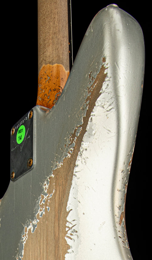 Fender Custom Shop NAMM Masterbuilt Apprentice Dylan Delpizzo-Howell 1962 Jazzmaster Ultra Heavy Relic - Inca Silver #78858