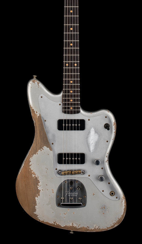 Fender Custom Shop NAMM Masterbuilt Apprentice Dylan Delpizzo-Howell 1962 Jazzmaster Ultra Heavy Relic - Inca Silver #78858