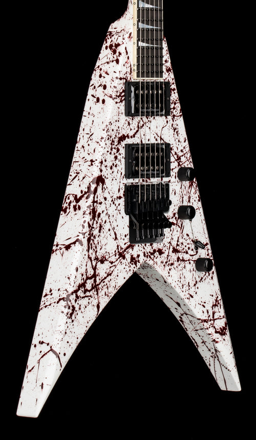 Jackson Custom Shop Korina KV 2H FR - Blood Splatter #11615 (Empire Music Spec)