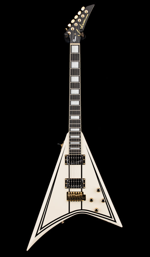 Jackson Legend Series Limited Edition Signature Randy Rhoads CD1 - Vintage White With Black Pinstripes #10505