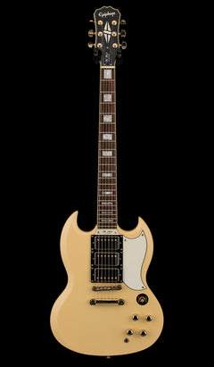 Used Epiphone G-400 Les Paul SG Custom (2007) - Antique Ivory #09480 with Original Hard Case