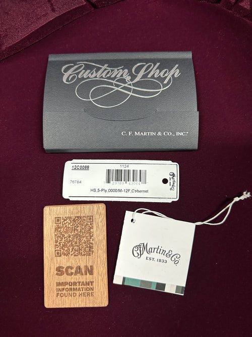 Used Martin Custom Shop 0000-18 12-Fret (2024) #96188 with Original Hard Case