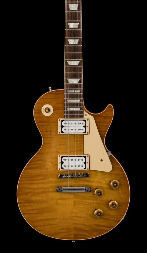 Used Gibson Custom Shop Vic DaPra 1959 Les Paul Standard Aged (2016) - Lemon Burst #96204 with Original Hard Case