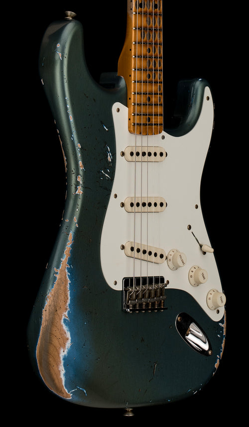 Fender Custom Shop 1956 Stratocaster HT Heavy Relic - Super Aged Lake Placid Blue #91396