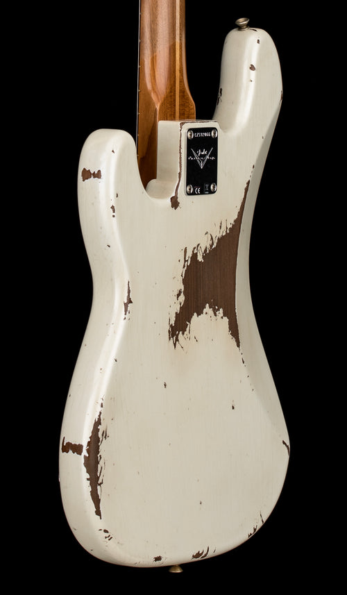 Fender Custom Shop Empire '58 Precision Bass Heavy Relic - Faded Aged Frost White #92066