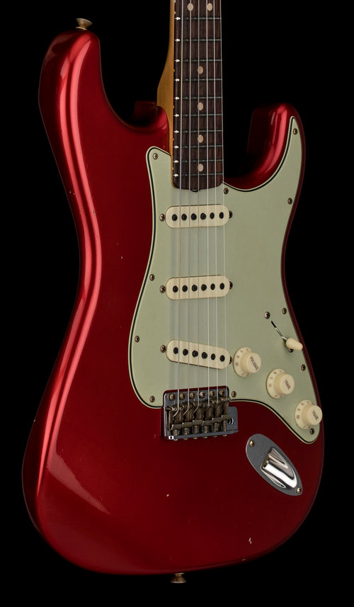 Fender Custom Shop LTD 1963 Stratocaster Journeyman Relic - Aged Candy Apple Red #89414