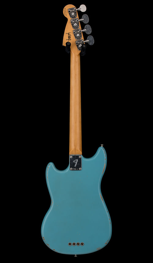 Fender JMJ Road Worn Mustang Bass - Faded Daphne Blue #19499